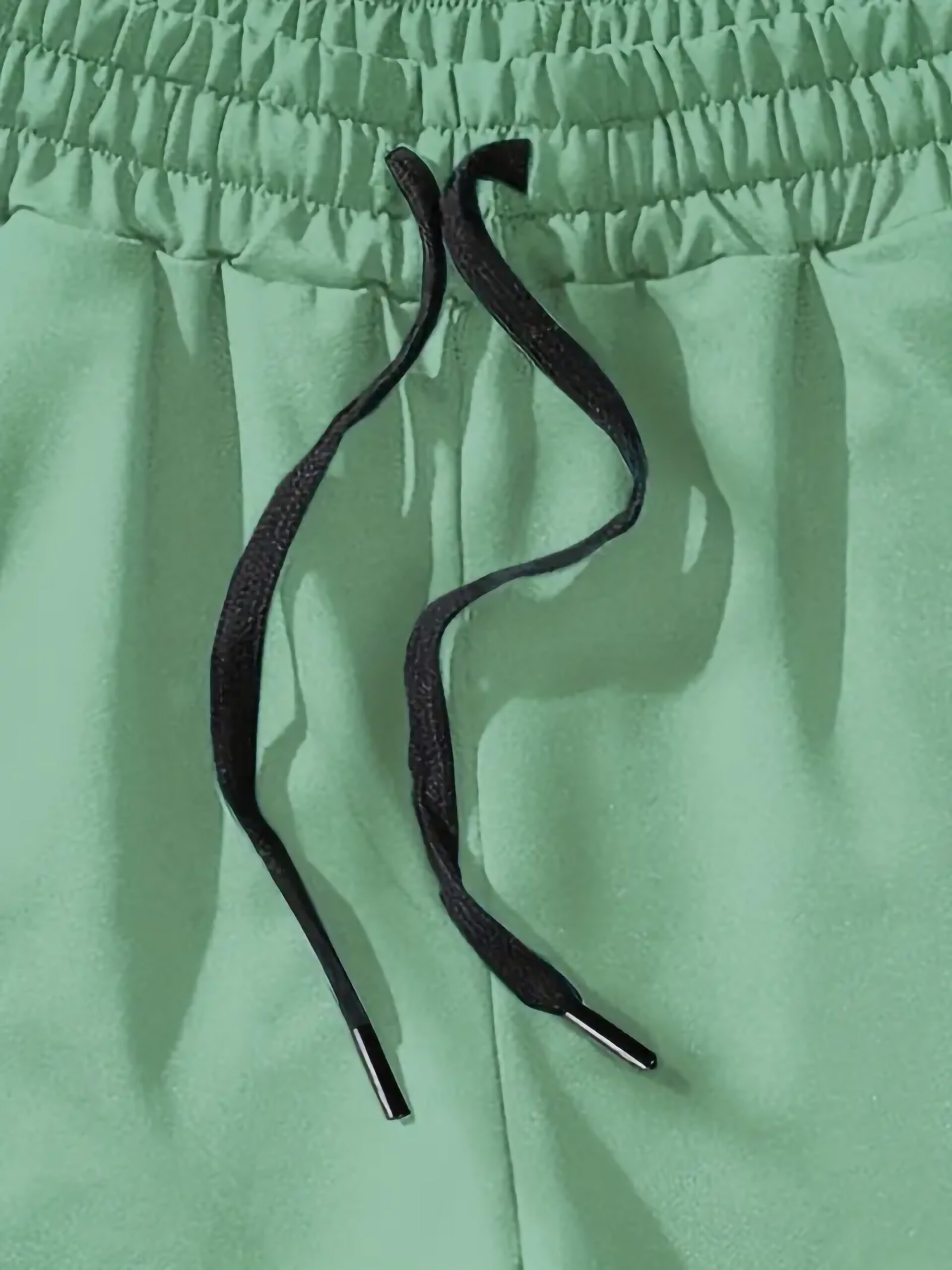 Letter Print Comfy Shorts, Men's Casual Short - Large Size - Image 2